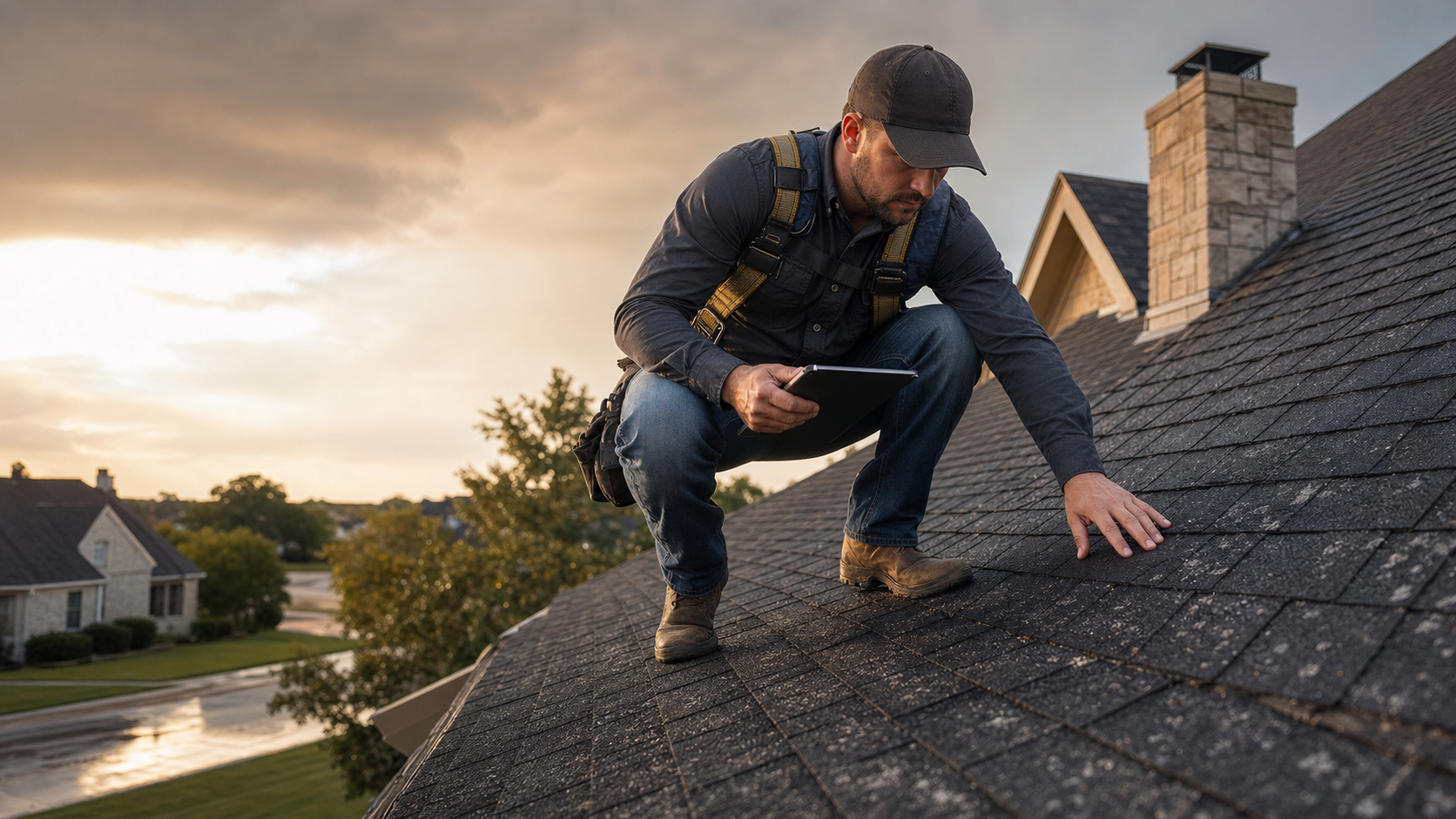 Austin roof repair review for damaged shingles after storm wear